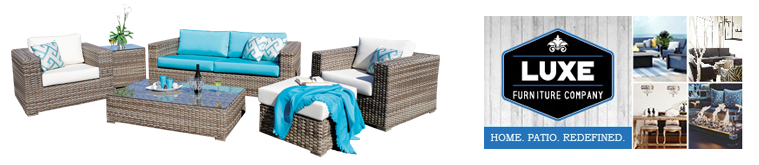Save money on Patio Furniture at LUX Furniture Company